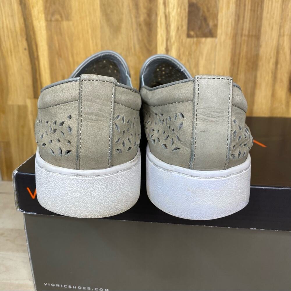 Vionic Splendid Midi Perforated Leather Slip On S… - image 4